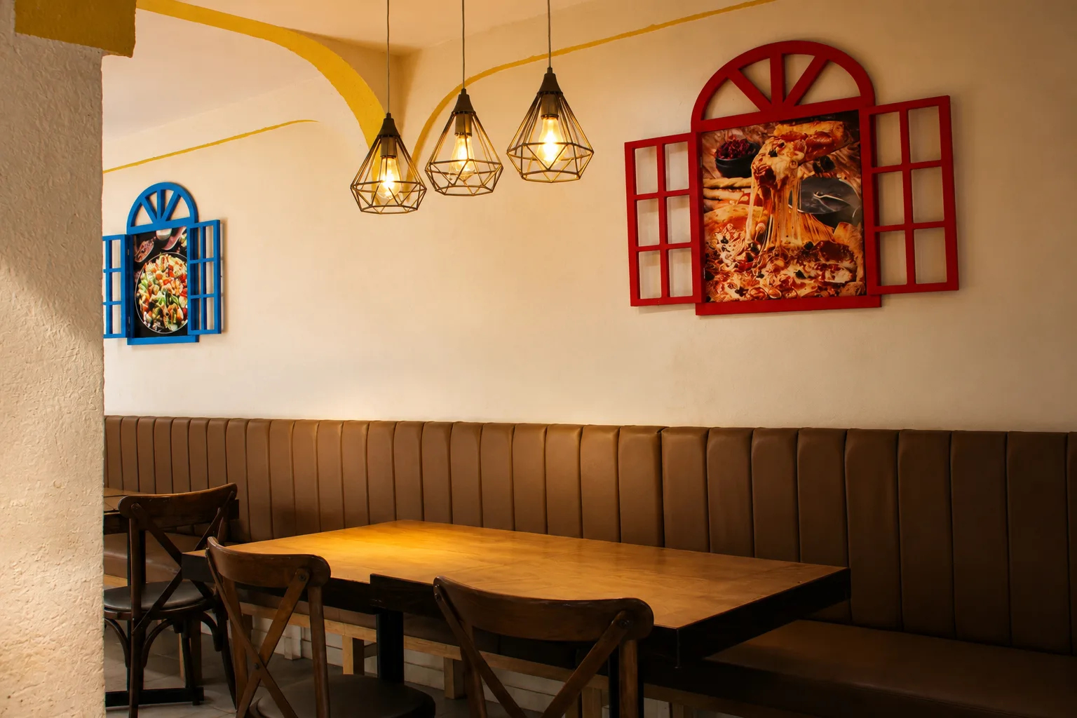 Salón del restaurante Maria Bela en Coacalco
